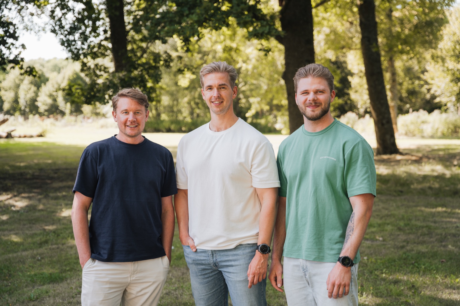 Maarten, Marc and René, the founders of Empathree